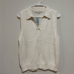 LOFT Ivory Knit Top